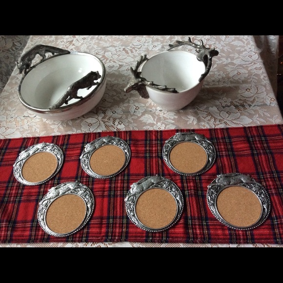 Vintage: Arthurs Court Rabbit {Hare} Coasters 6 - Picture 1 of 13